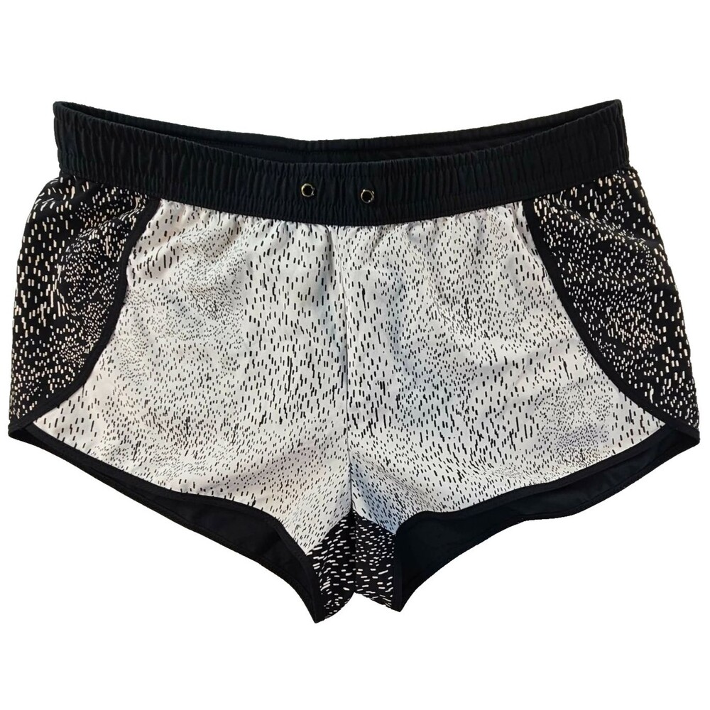 FABLETICS Shorts. Black / White. Size Women's Small Athletic Run Yoga Work Out